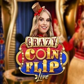 Logo of Crazy Coin Flip from Evolution at Wettson Casino
