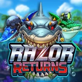Razor Returns online game logo by Push Gaming on wettsonscasino.com